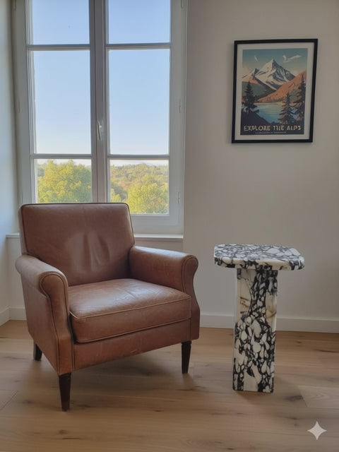 Calacatta Viola Marble Table