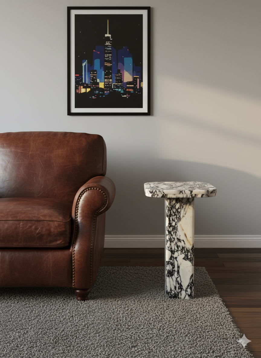 Calacatta Viola Marble Table