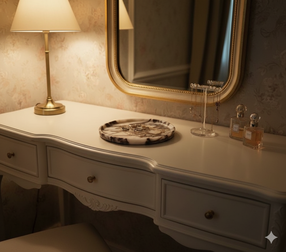 Calacatta Viola Marble Tray Decorative Natural Stone